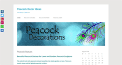 Desktop Screenshot of peacockdecorations.com