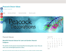 Tablet Screenshot of peacockdecorations.com